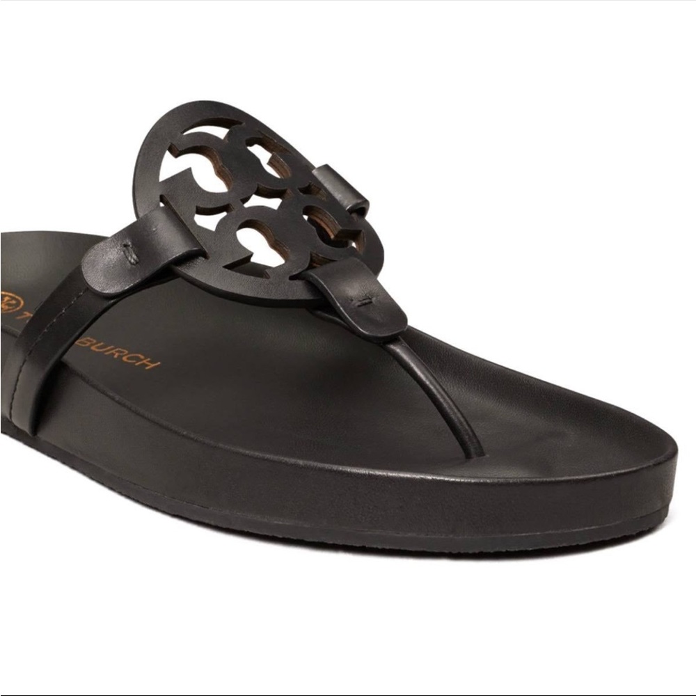 Tory Burch Miller Leather Thong Sandals